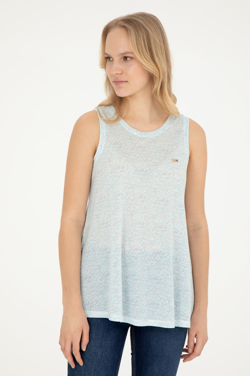 Женская футболка водно-зеленого цвета - U.s. polo assn фото 10