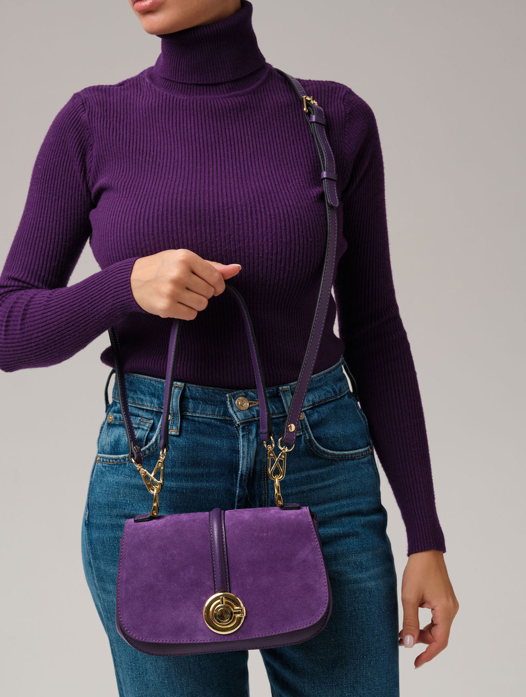 Кросс-боди сумка Azaro 30805 фиолетовая орхидея