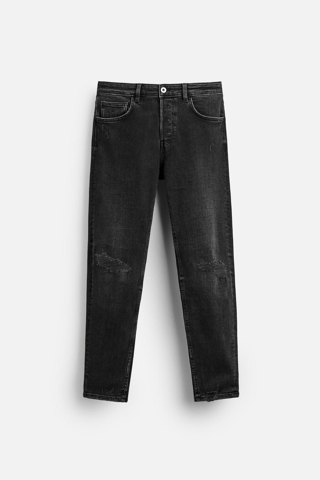 RIPPED SKINNY FIT JEANS - Zara фото 24