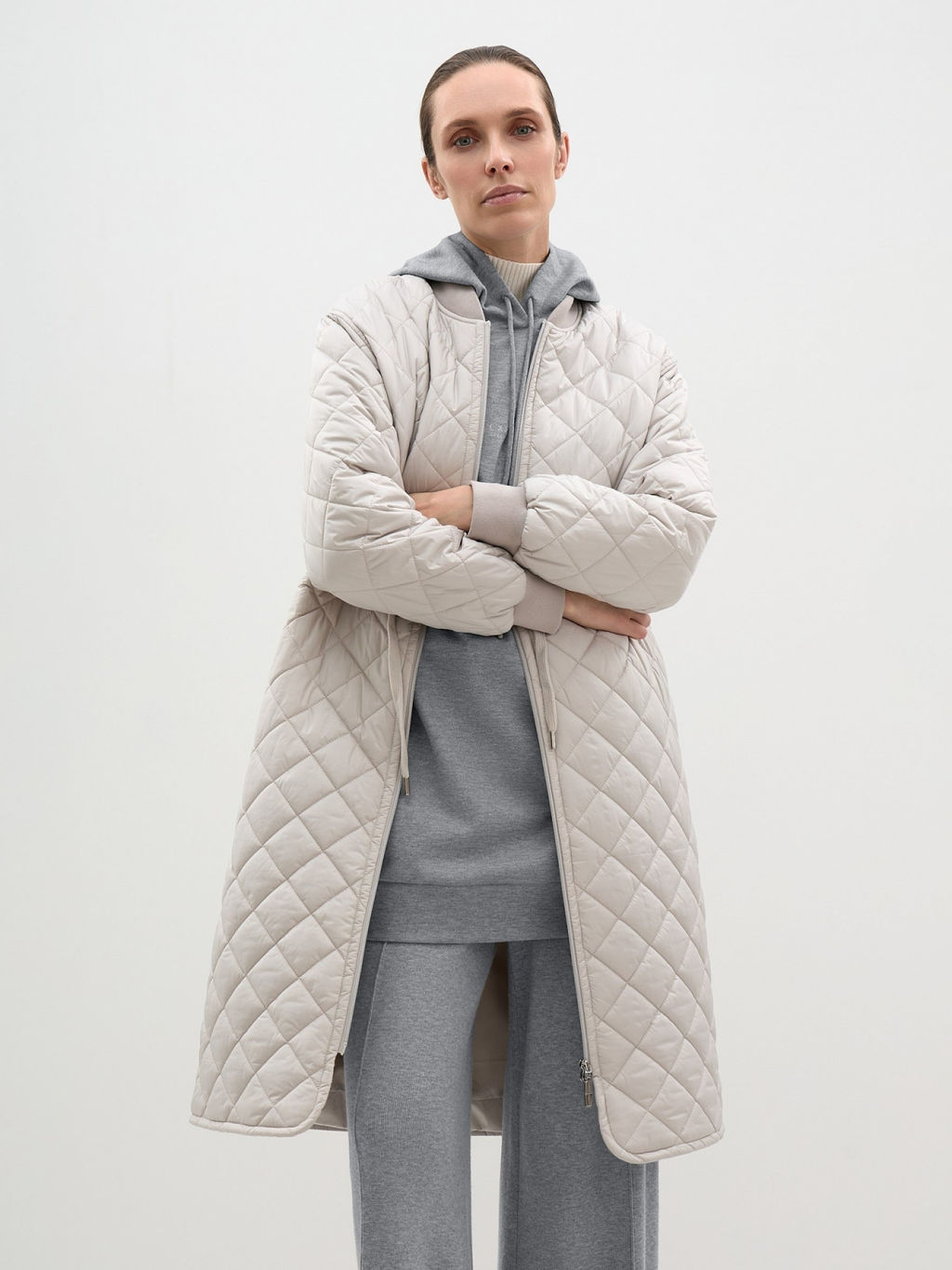 Conso/SL 240117 - silver Утепленное пальто