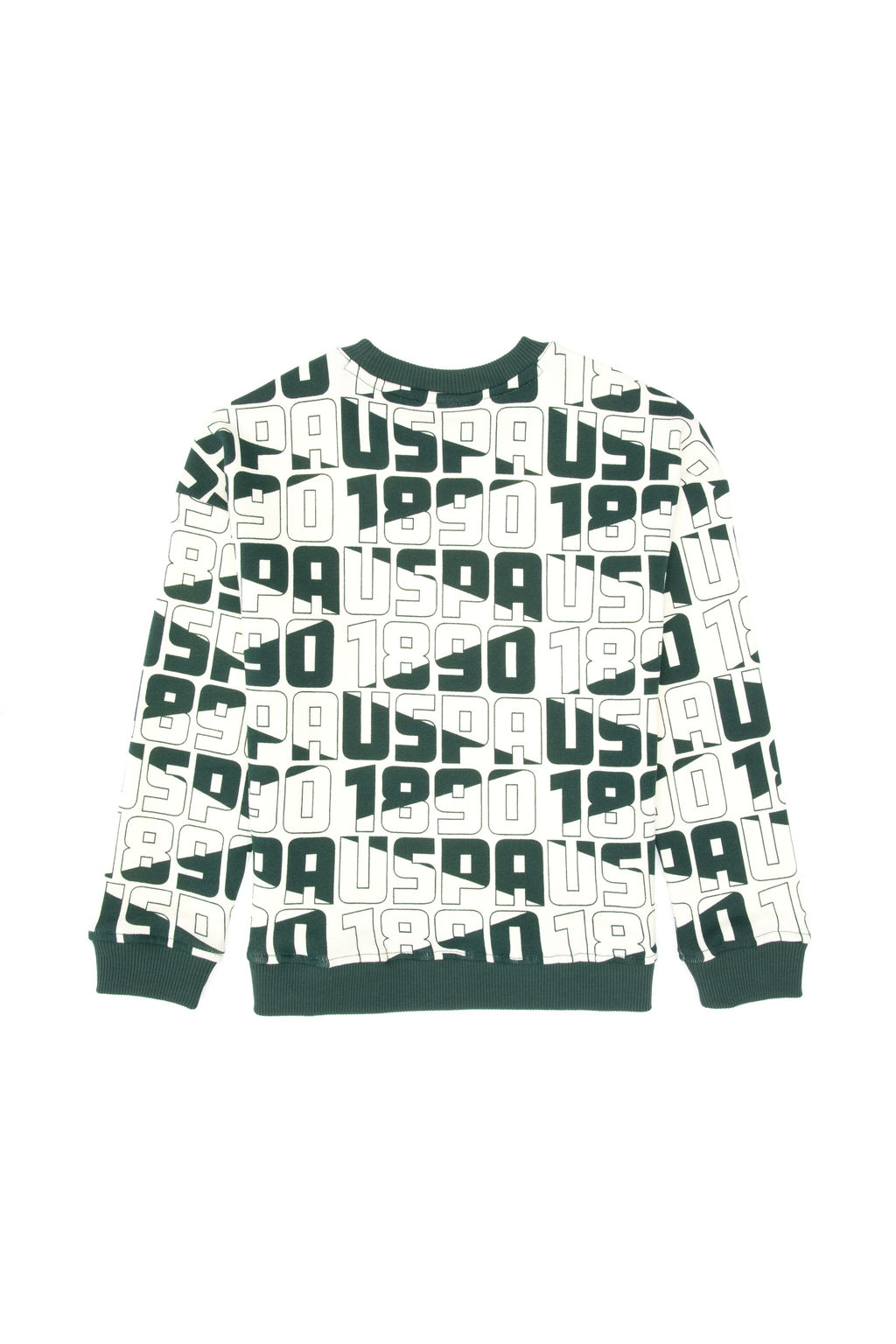 Erkek _ocuk Koyu Ye_il Bisiklet Yaka Sweatshirt Sepette S_rpriz _ndirim - U.s. polo assn фото 7