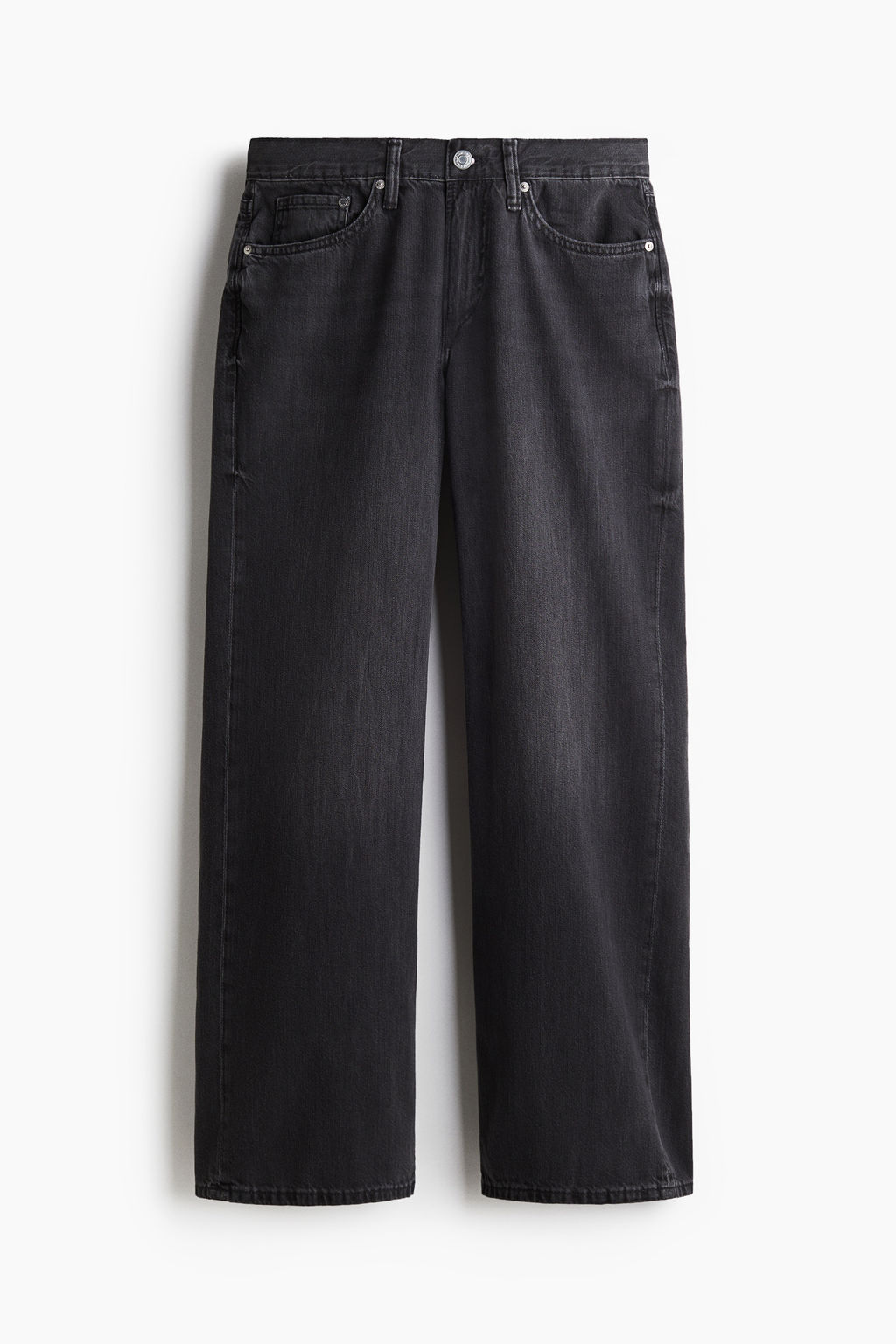 Straight Loose Lightweight Jeans - H&m фото 2