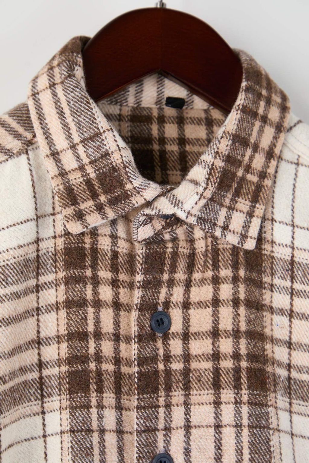 Kahverengi Regular Erkek Gomlek TMNAW26GO00037 - Trendyolmilla фото 8