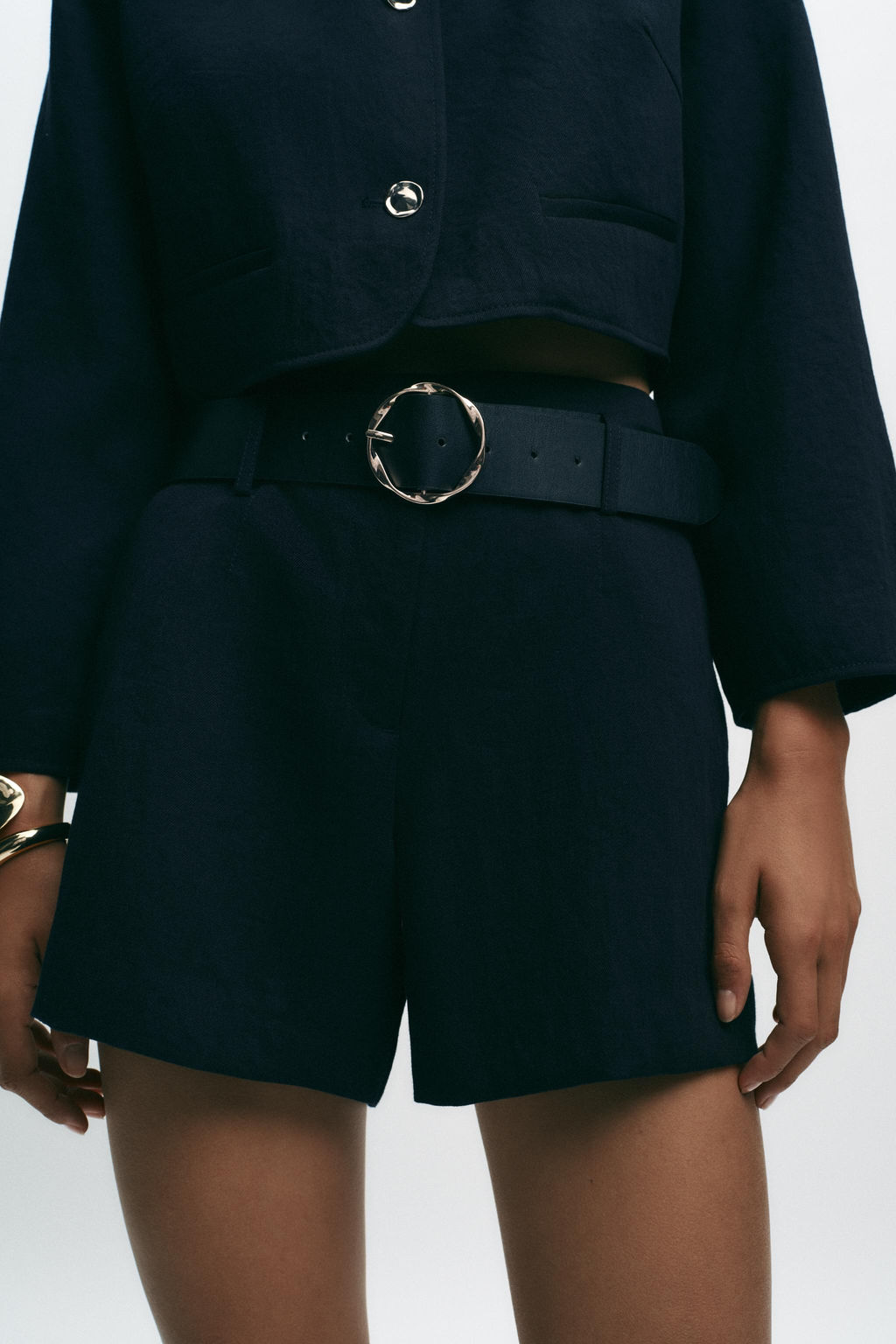 BELTED BERMUDA SHORTS - Zara фото 2