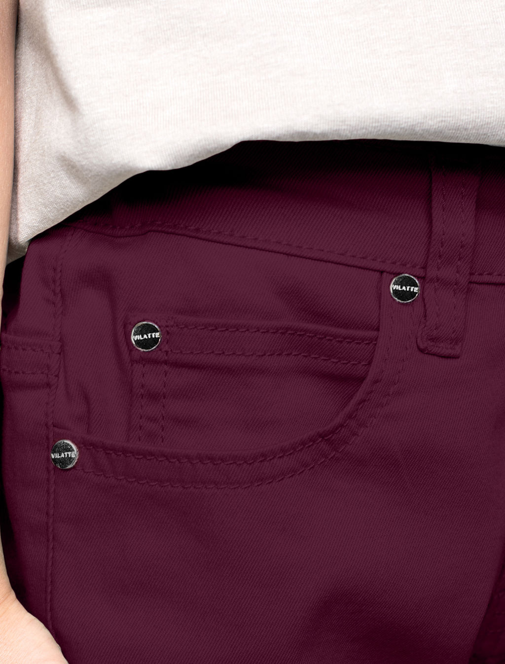 VILATTE / Брюки из хлопкового твила с эластаном для мальчика  фото 2