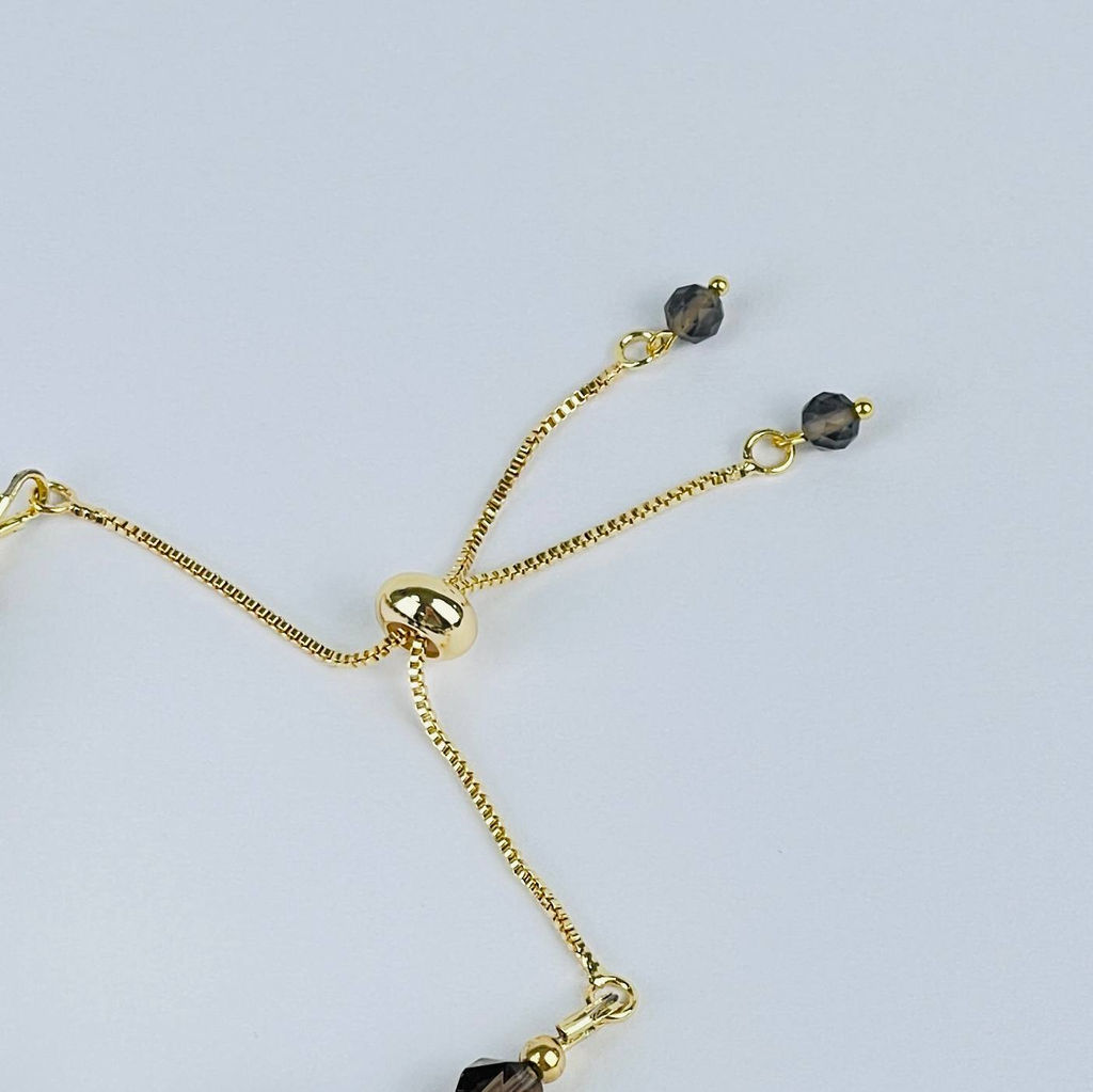 Браслет регулируемый с камнем Раухтопаз - Радуга самоцветов фото 2