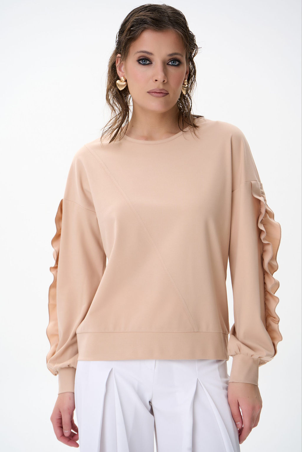 Свитшот Ния (бежевый) - Эльза фото 5