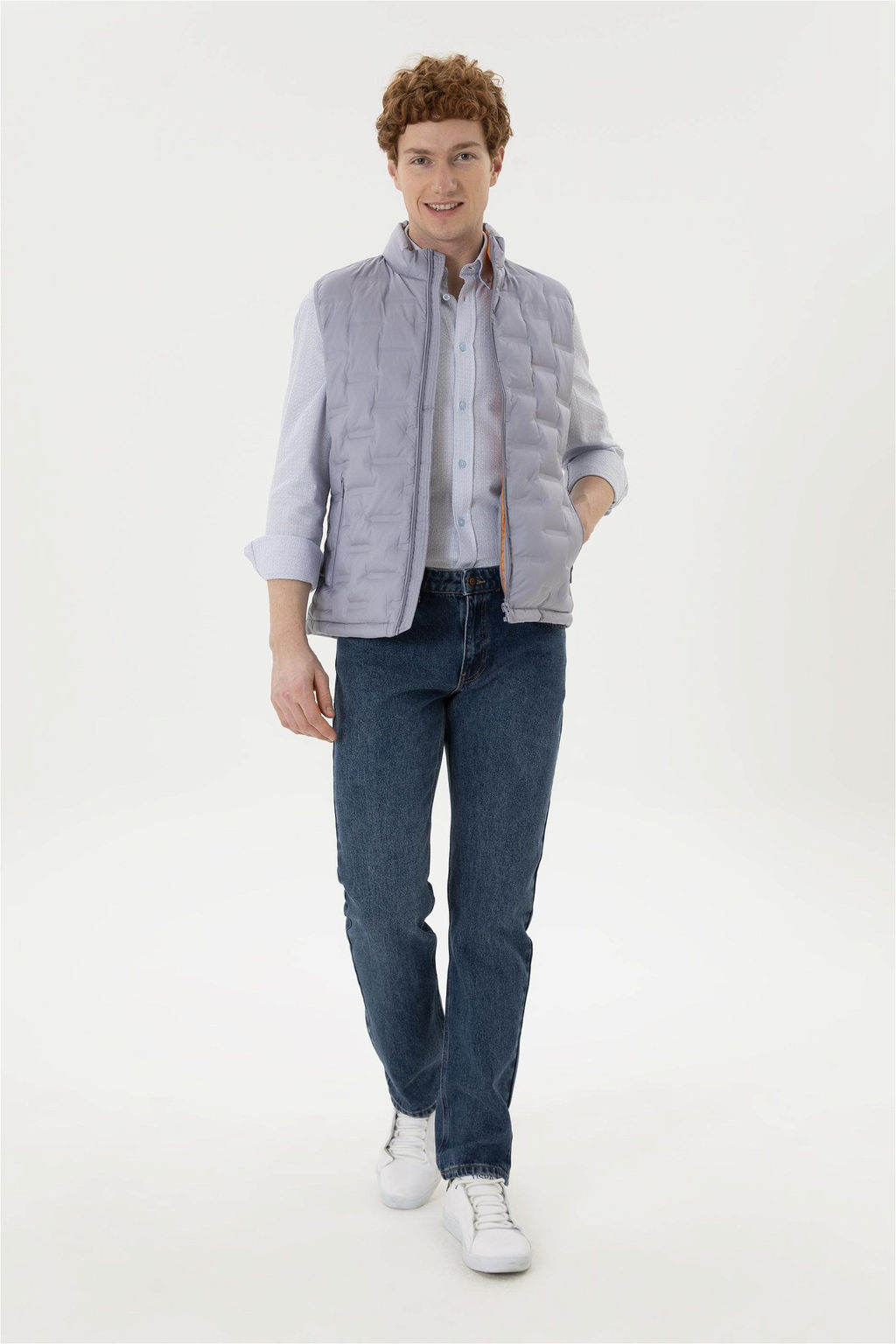 Мужской серый жилет Неожиданная скидка в корзине - U.s. polo assn фото 4