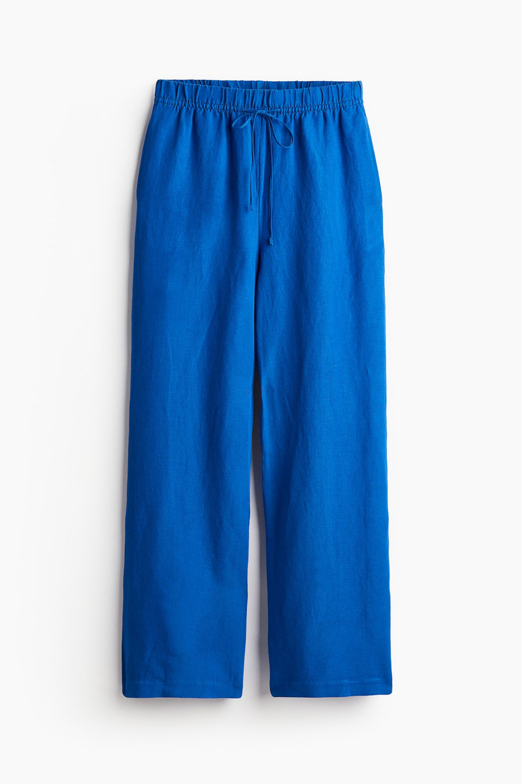 Pantalon sin cierre en mezcla de lino - H&m фото 5