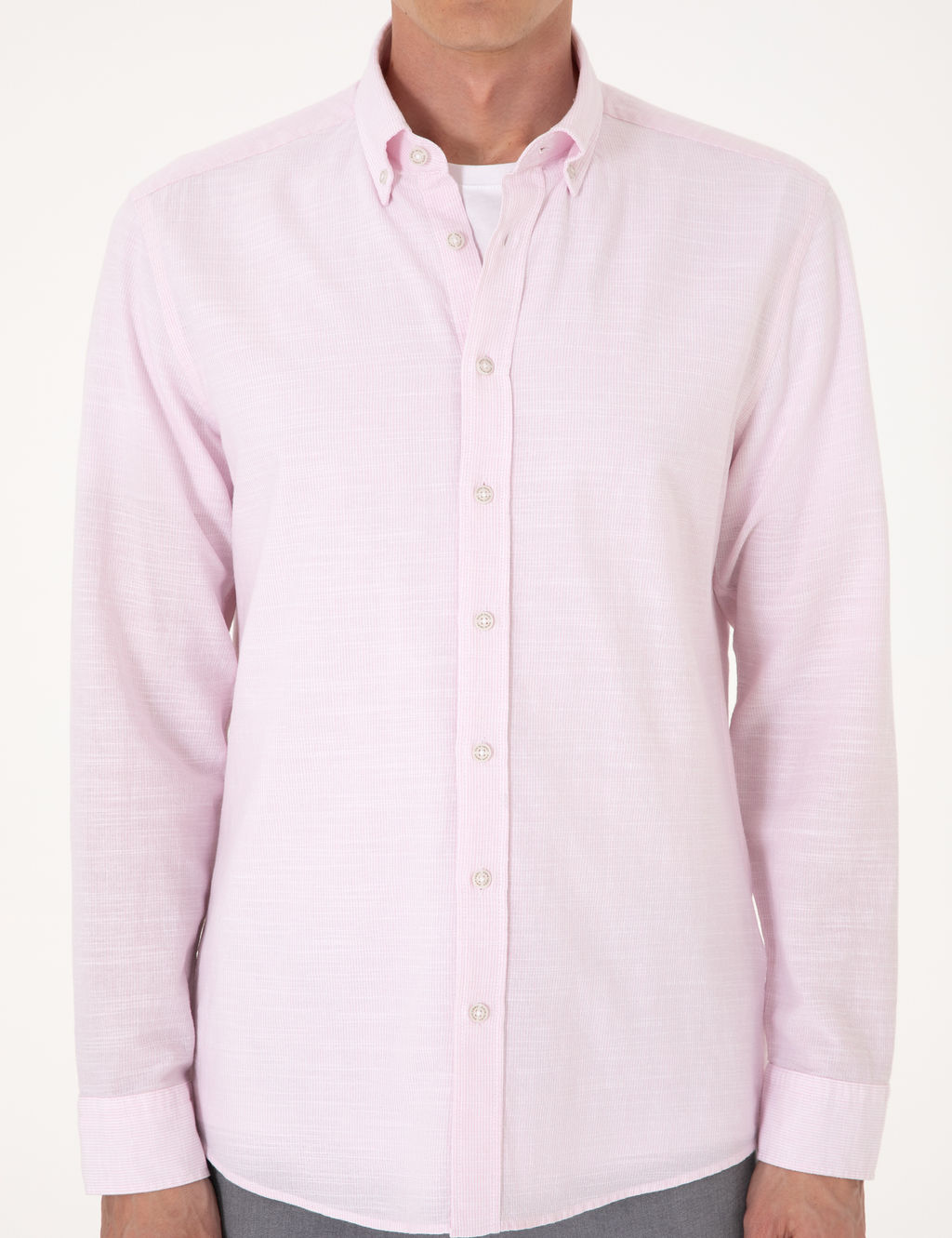 Nar _i_e_i Slim Fit Uzun Kollu G_mlek