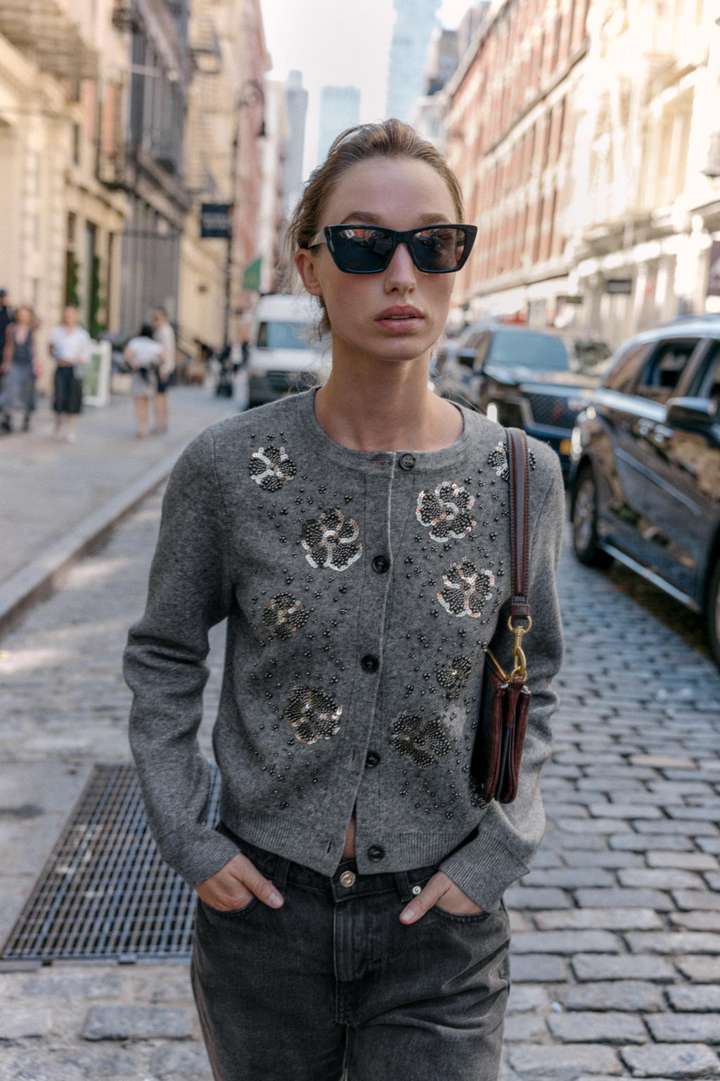 BEADED KNIT CARDIGAN - Zara фото 3