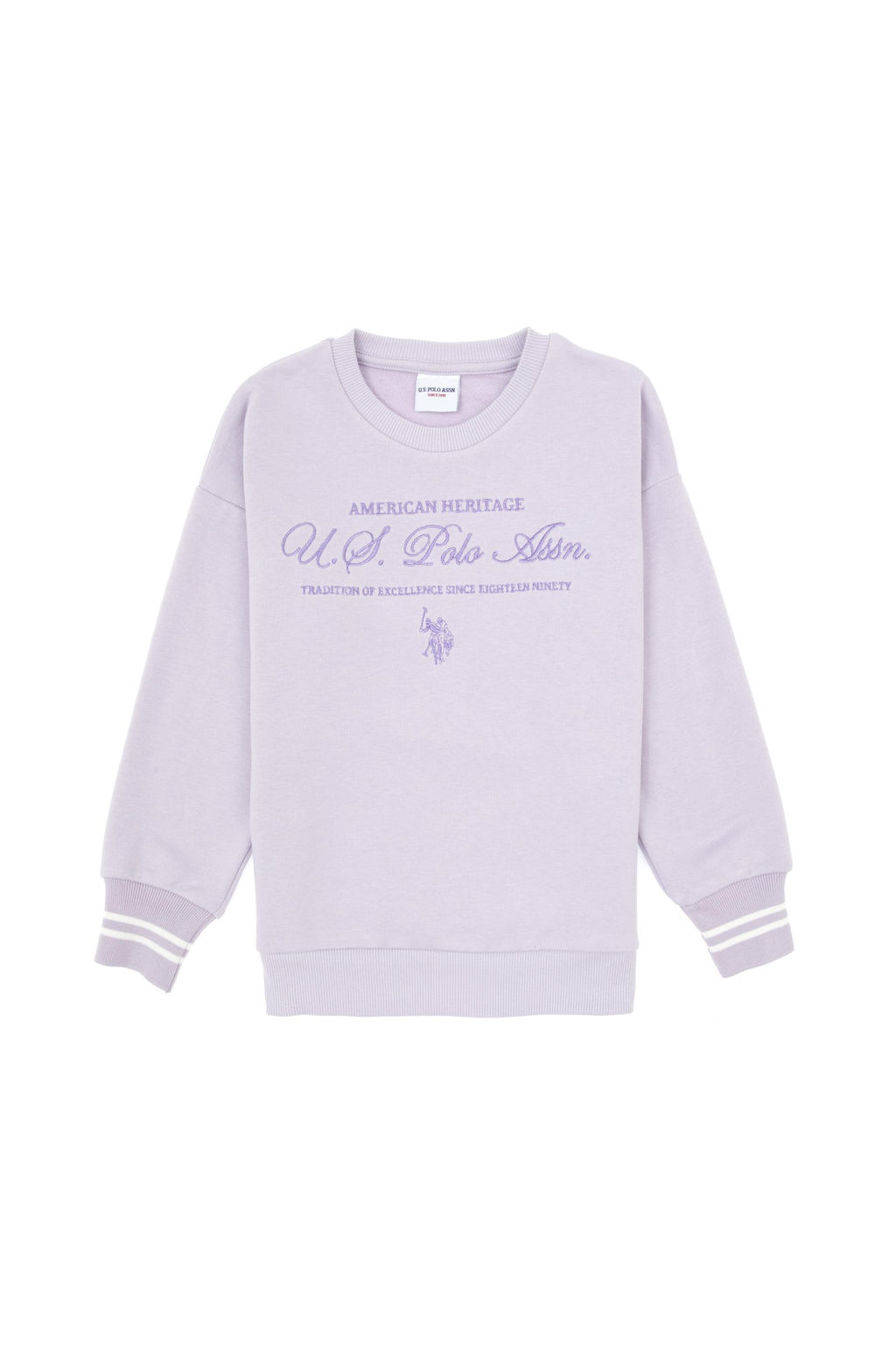 K_z _ocuk Lila Pijama Tak_m_ Sepette S_rpriz _ndirim - U.s. polo assn фото 2