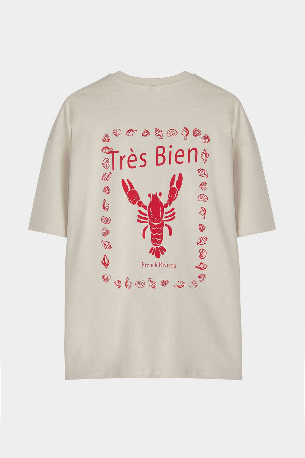 TRENDYOL MAN Tas Unisex Oversize/Genis Kesim Istakoz Bask?l? T-Shirt TMNSS25TS00051 - Trendyolmilla фото 11