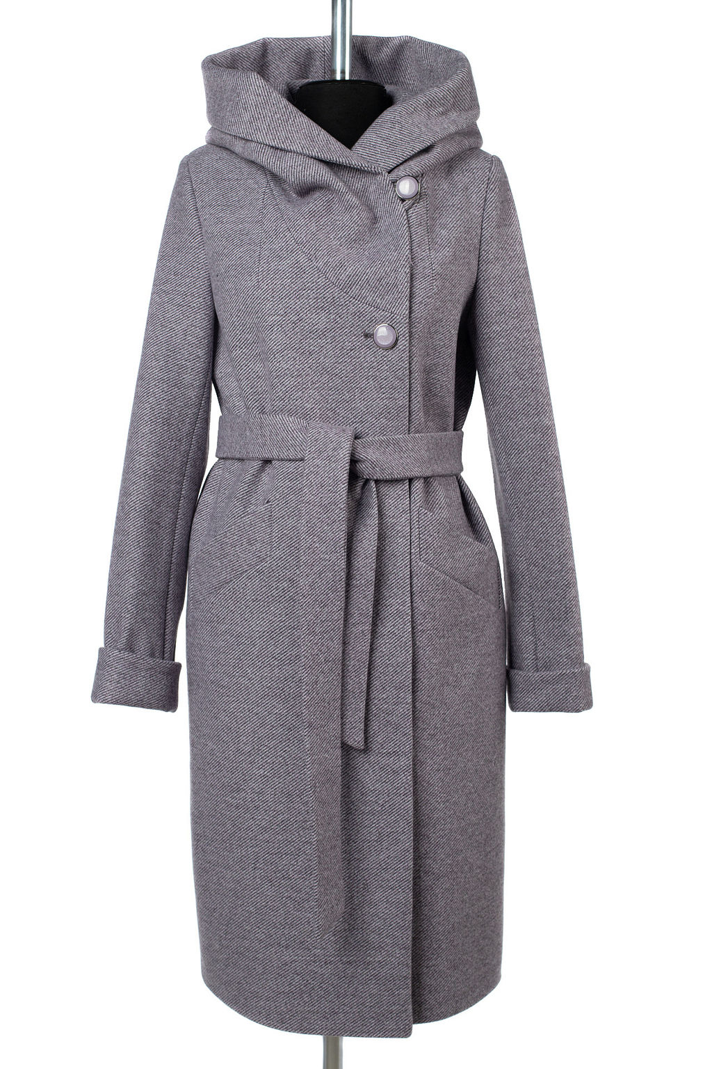 01-12058 Пальто женское демисезонное (пояс) - El podio фото 7