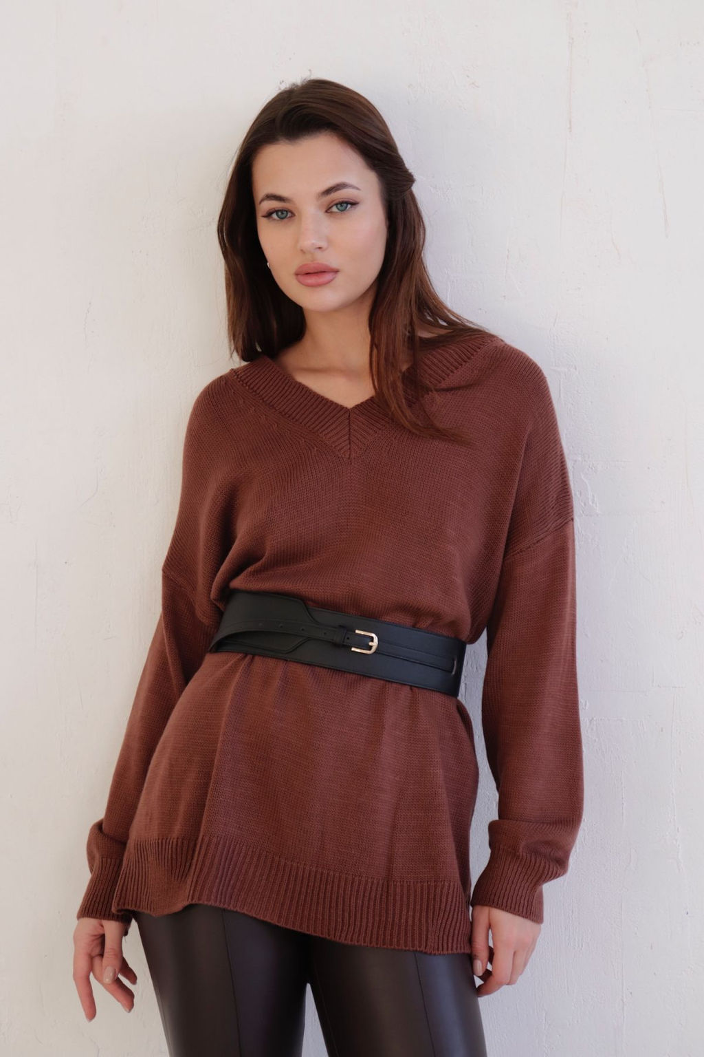 10401 Пуловер коричневый - Martichelli фото 8