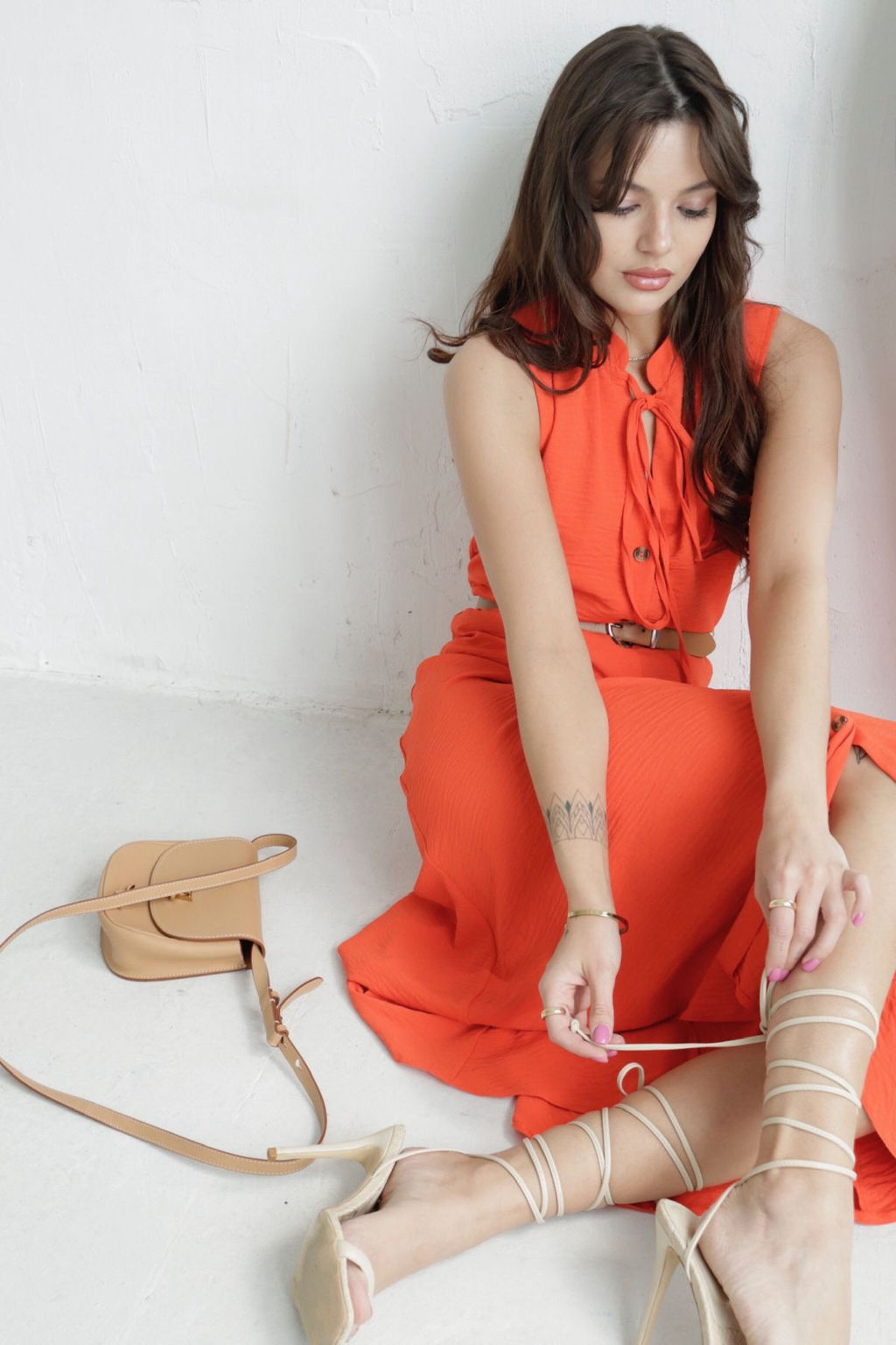 Платье, как из к/ф Красотка, коралловое - Martichelli фото 10