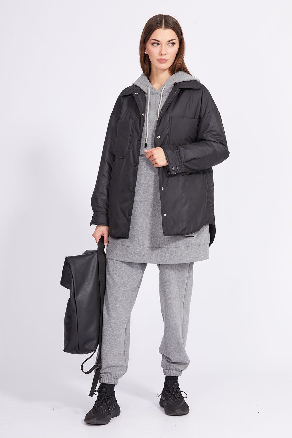 Куртка 2382 черный - Eola фото 9