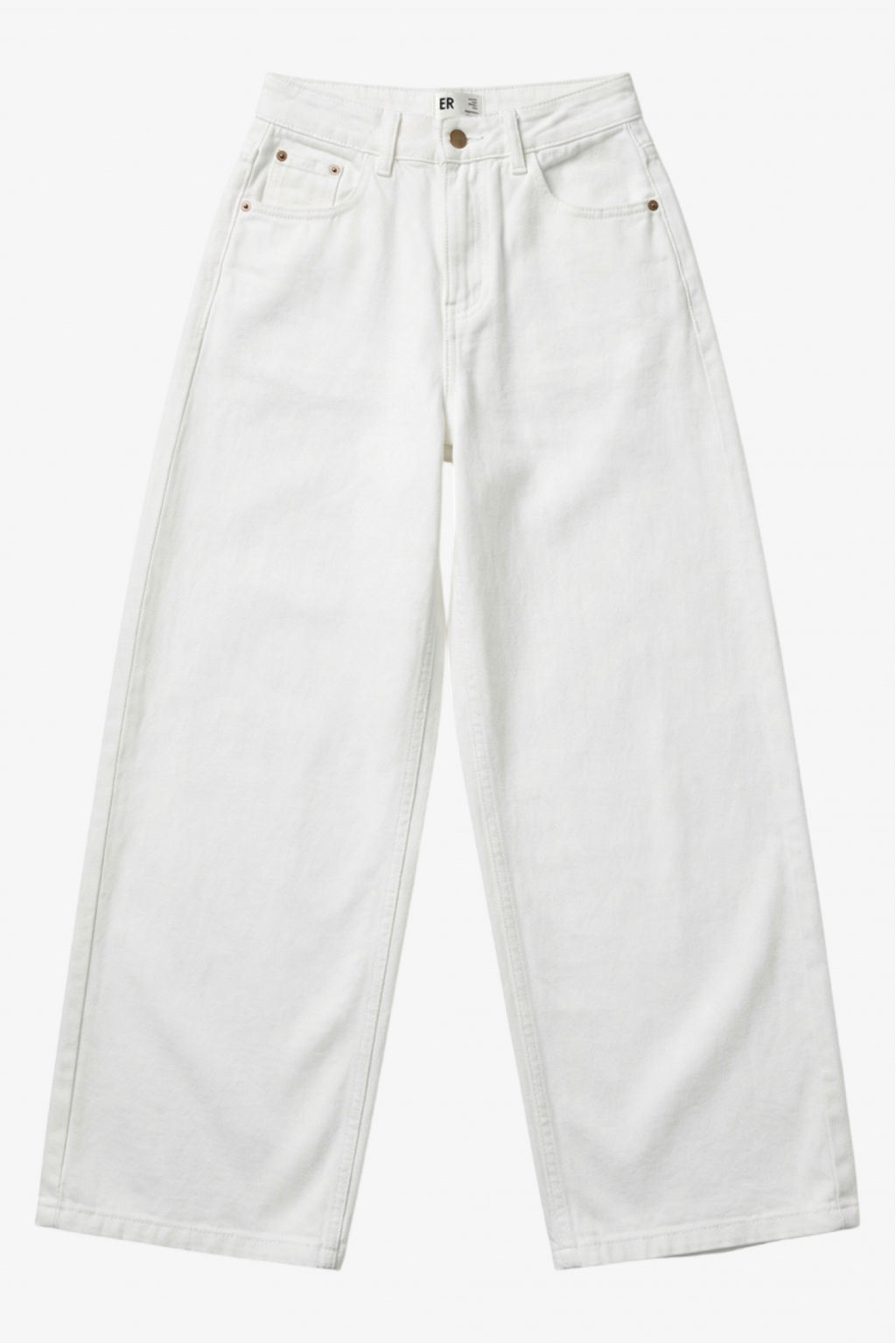 Джинсы свободные Белый - Erist store фото 2