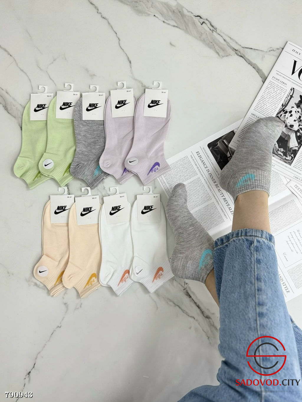 Женские базовые носки, 10 пар - Bruno фото 5
