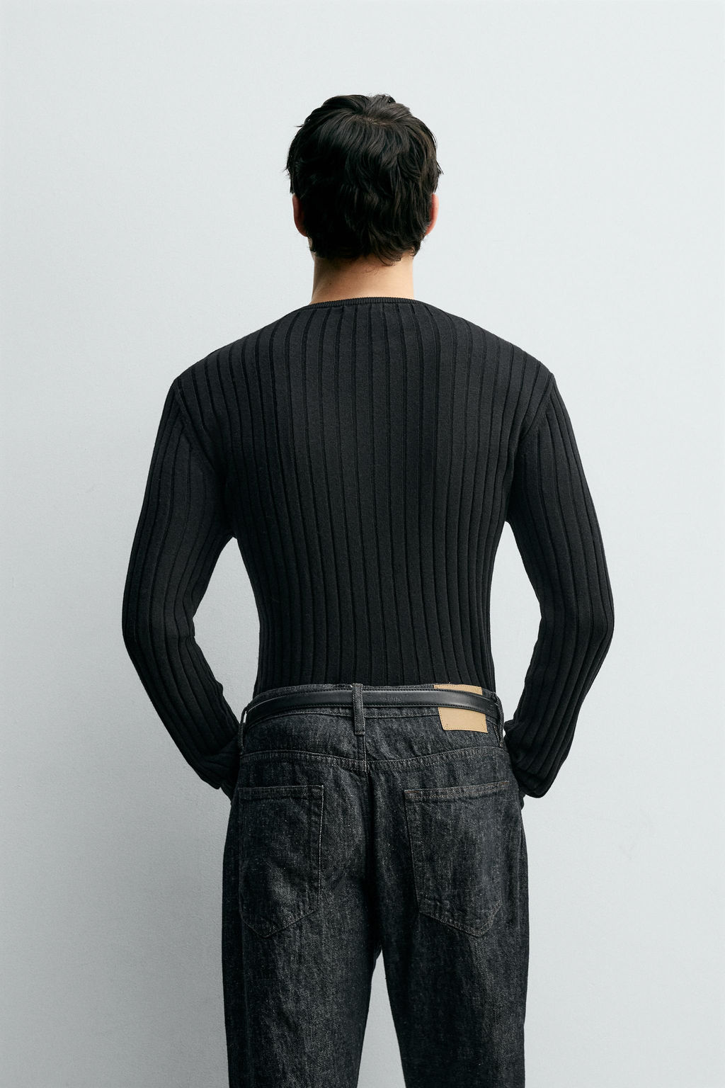 RIBBED TEXTURED JUMPER - Zara фото 3