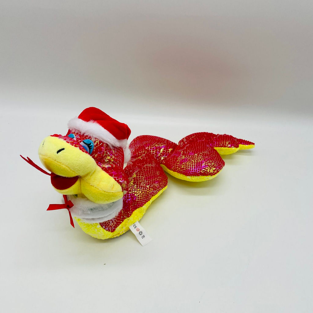 Мягкая игрушка Змея музыкальная лежачая в шапке 38 см (ползает) - Storyland фото 4