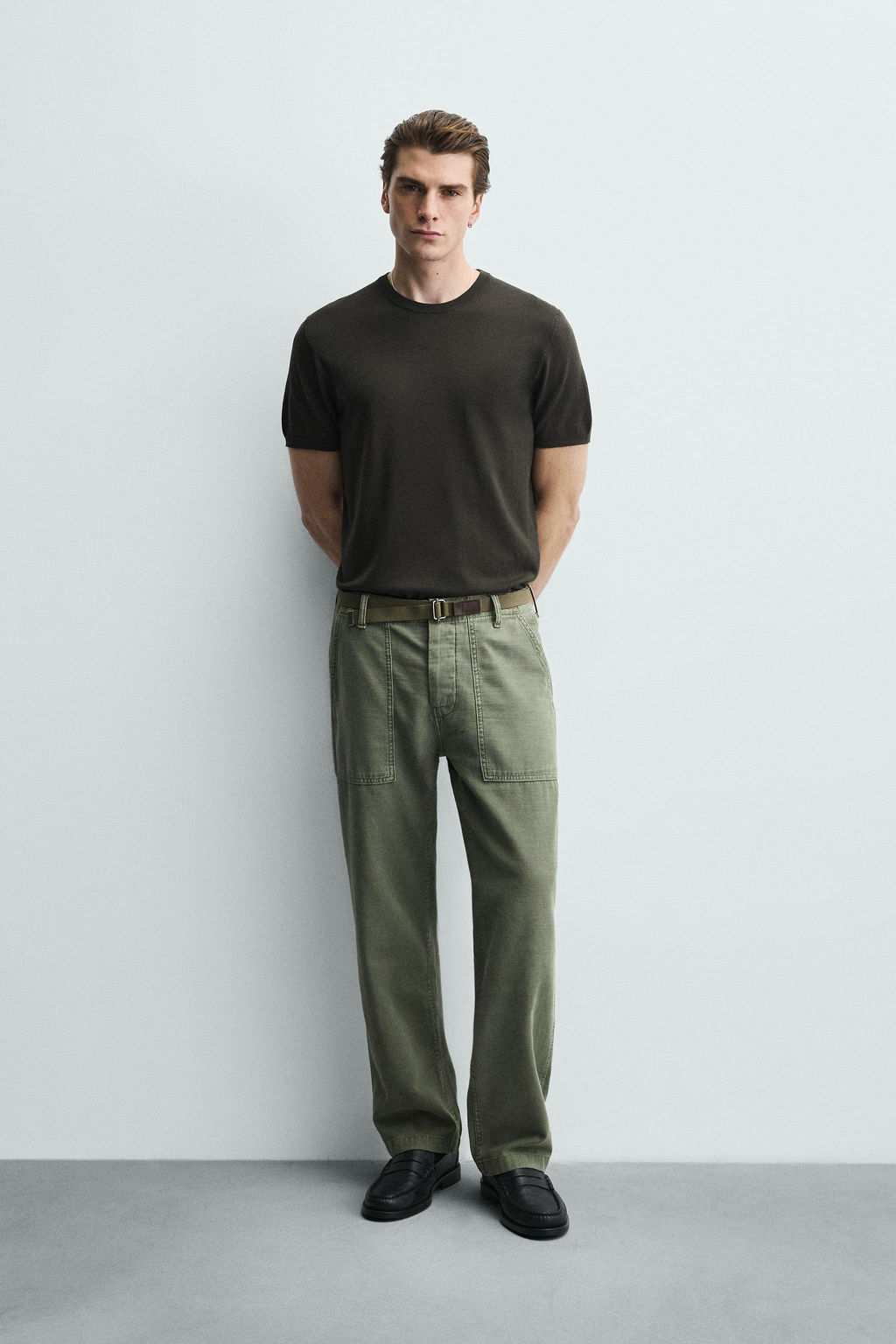 CAMISETA PUNTO MEZCLA VISCOSA / Plomo