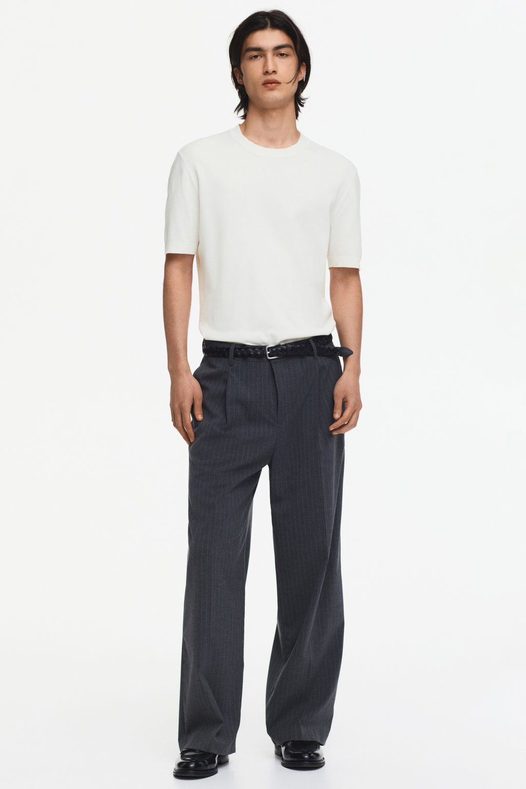Camiseta de punto Slim Fit - H&m фото 8