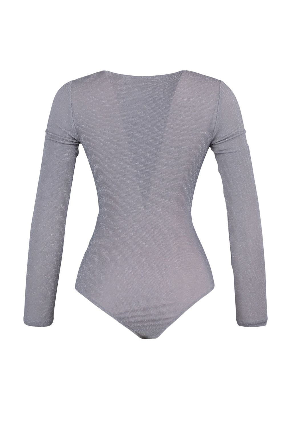 Gri Cut Out/Pencere Detayl? C?tc?tl? Orme Body TPRSS22BD00004 - Trendyolmilla фото 8