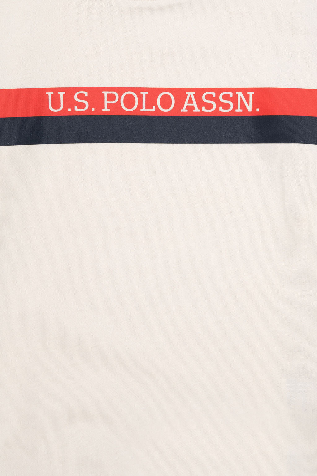 Свитшот для мальчика U.S. Polo Assn кремовый хлопок  фото 8
