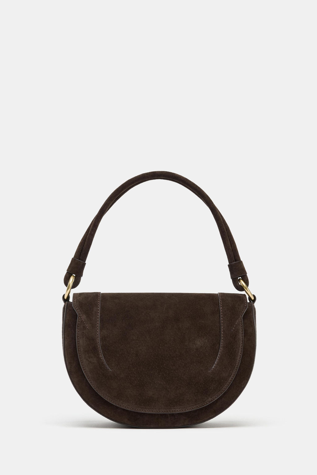 LEATHER CROSSBODY BAG - Zara фото 4