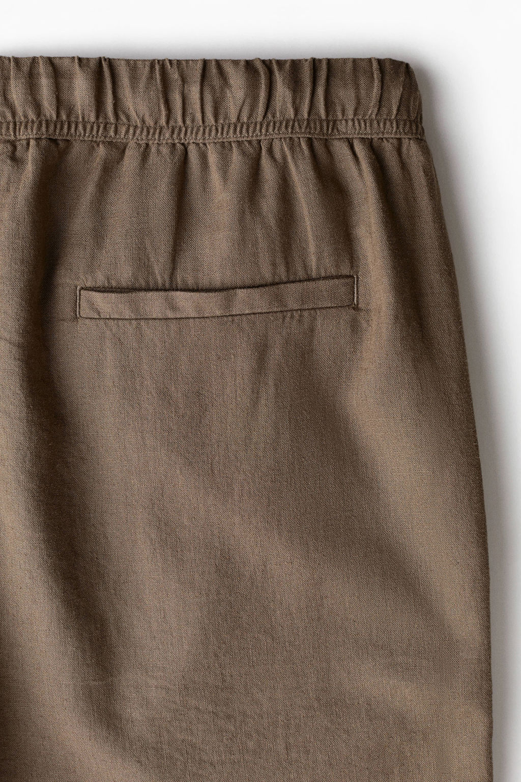 Pantal?n corto en mezcla de lino Relaxed Fit - H&m фото 4