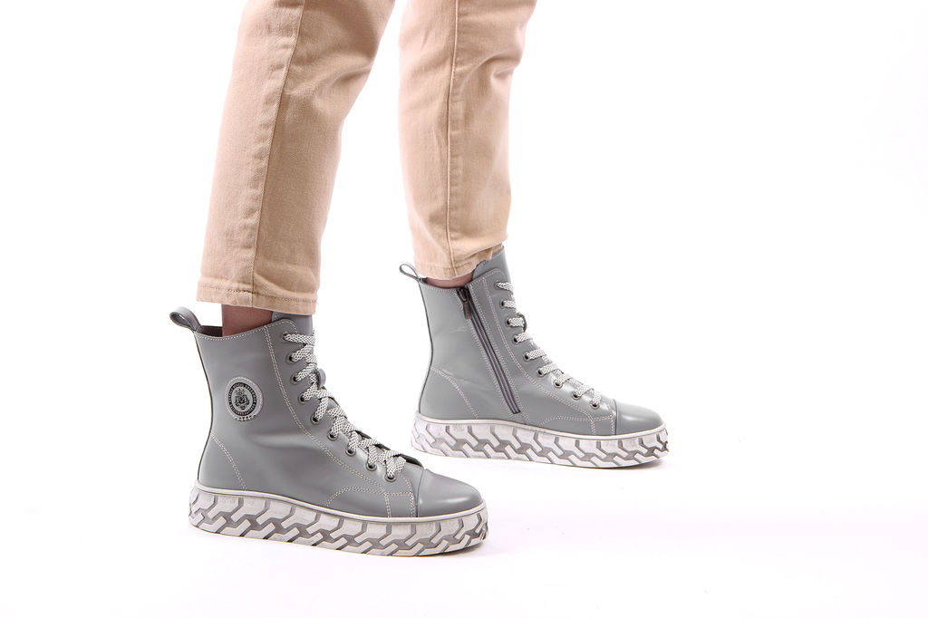 Ботинки 215.icebergw.Gray/Шерсть