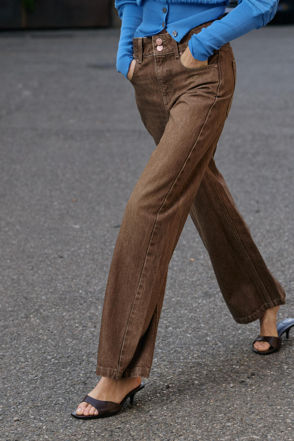 JEANS Z1975 WIDE LEG TIRO MEDIO / ?xido - Zara фото 2