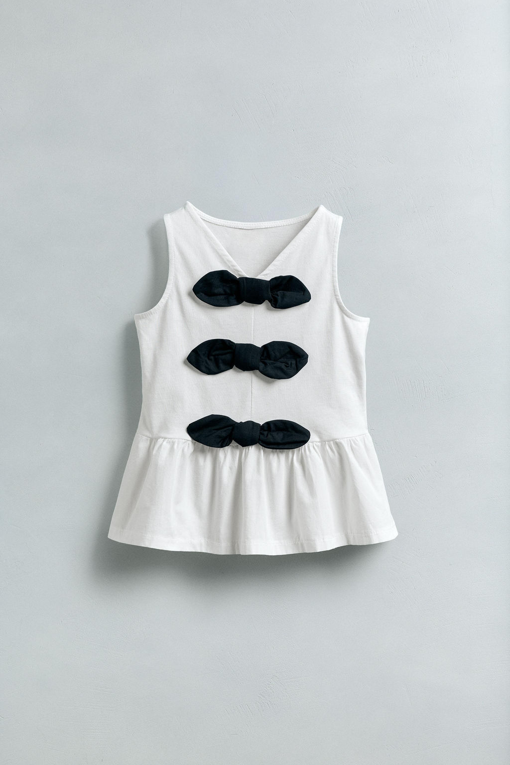 CONTRAST T-SHIRT WITH BOWS - Zara фото 5