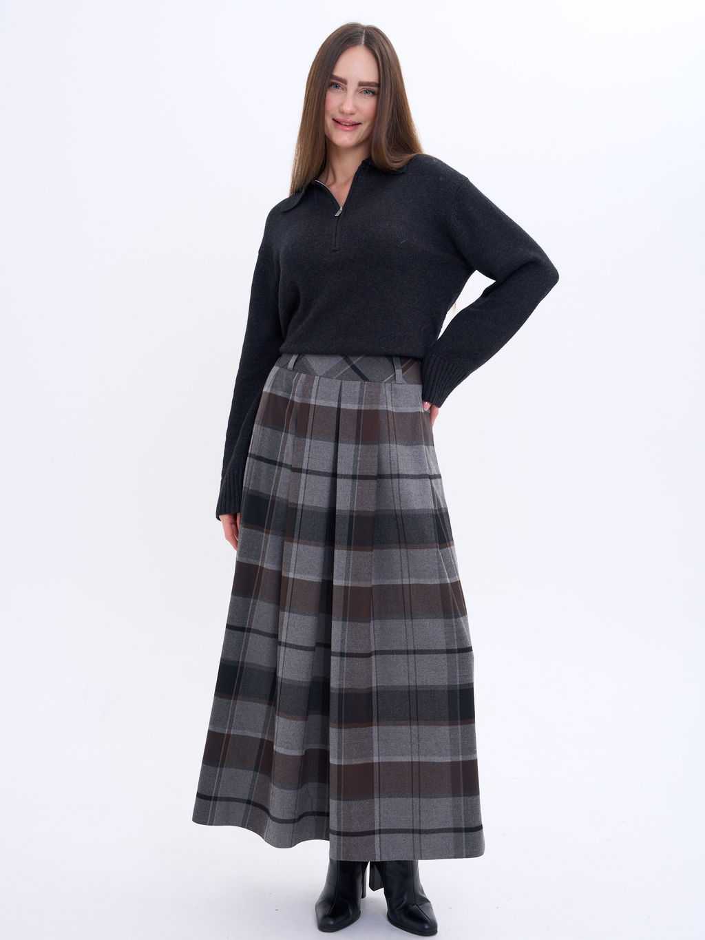 юбка клетка - Трика фото 2