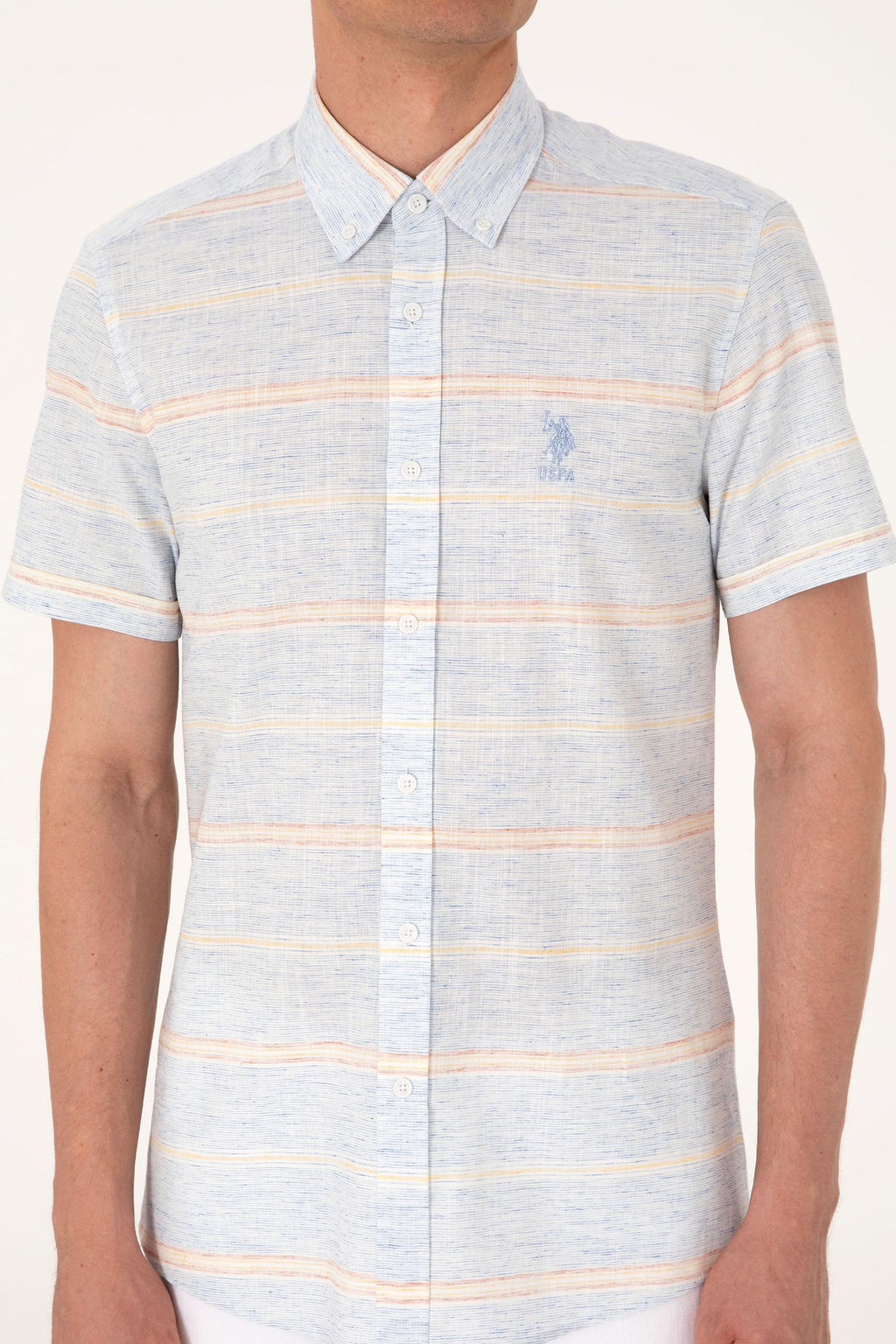 Erkek A__k Mavi K_sa Kollu G_mlek Sepette S_rpriz _ndirim - U.s. polo assn фото 6