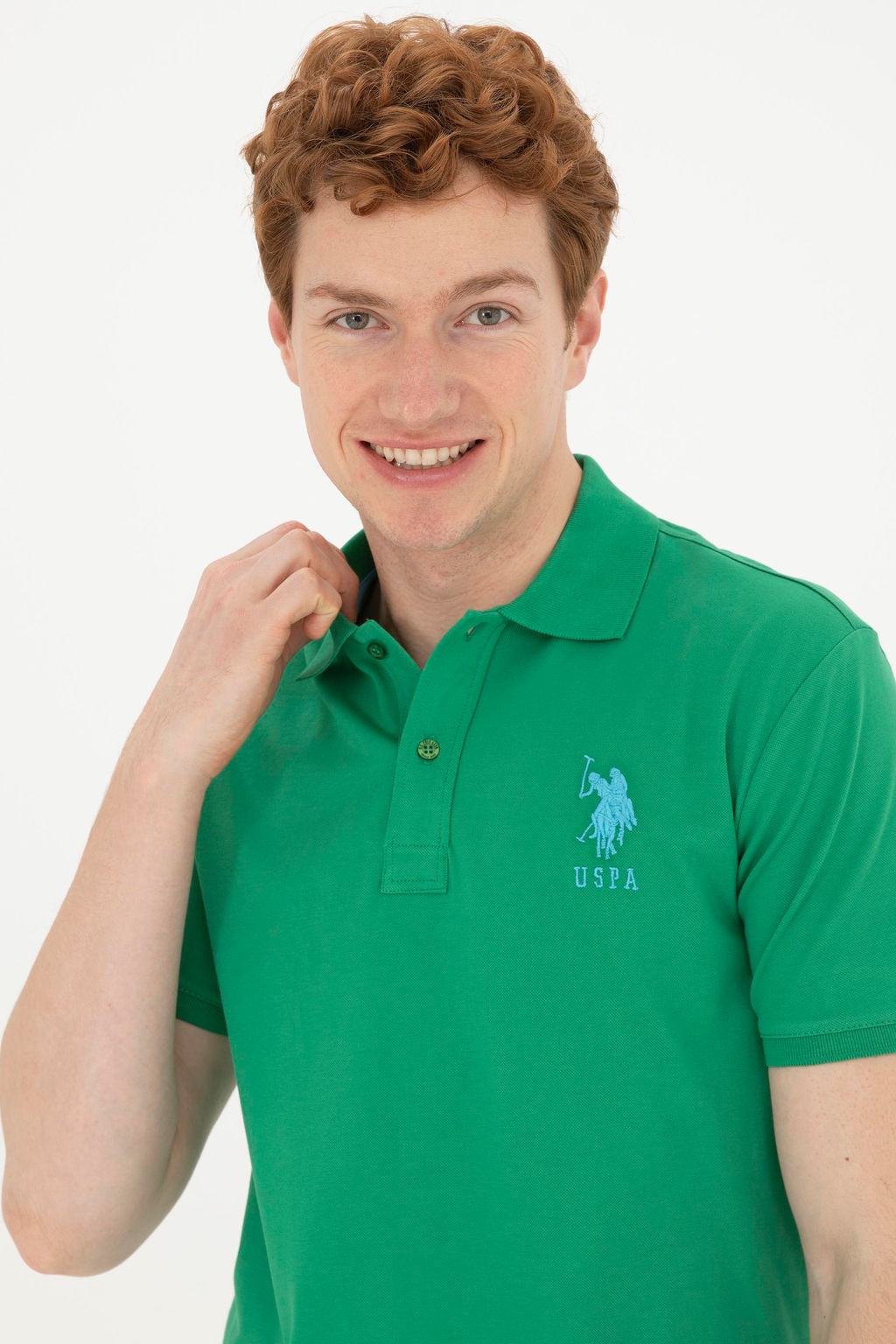 Мужская зеленая базовая футболка Неожиданная скидка в корзине - U.s. polo assn фото 2