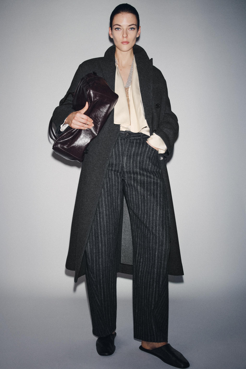 ZW COLLECTION STRIPED BALLOON TROUSERS - Zara фото 8