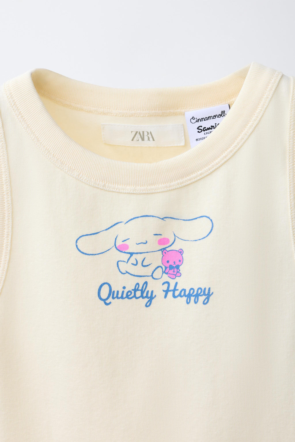 TOP ESTAMPADO CINNAMOROLL  SANRIO / Vainilla - Zara фото 4