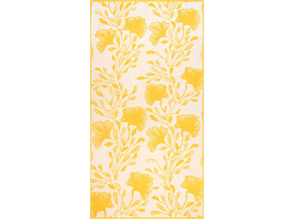 Полотенце махровое 6с102.413ж1 Переливы(т.желтый4) 81х160см