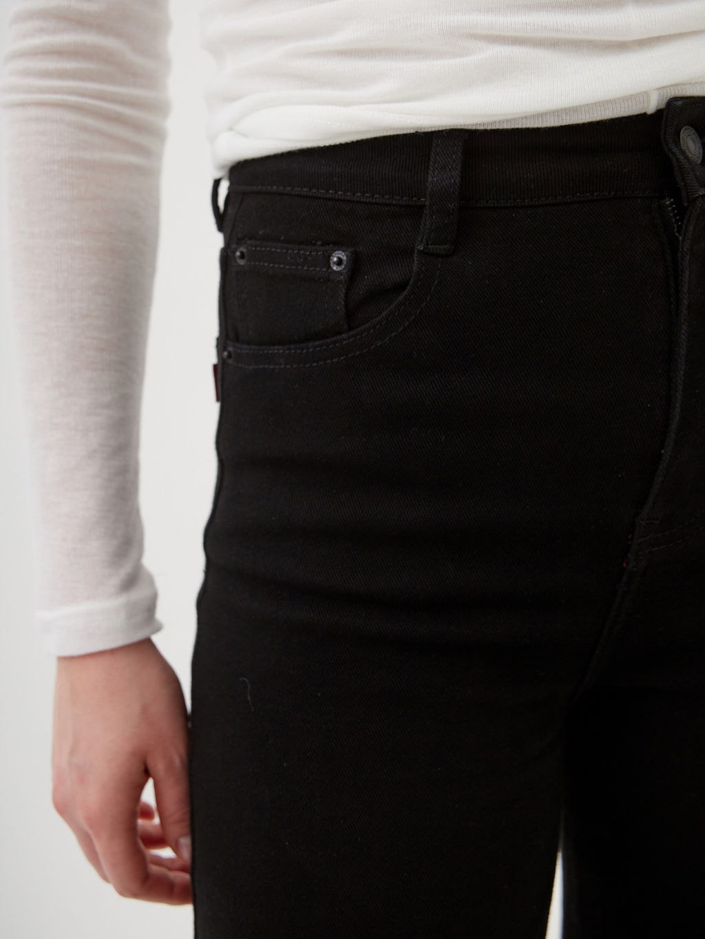 Женские джинсы широкие с высокой посадкой - Mossmore фото 25