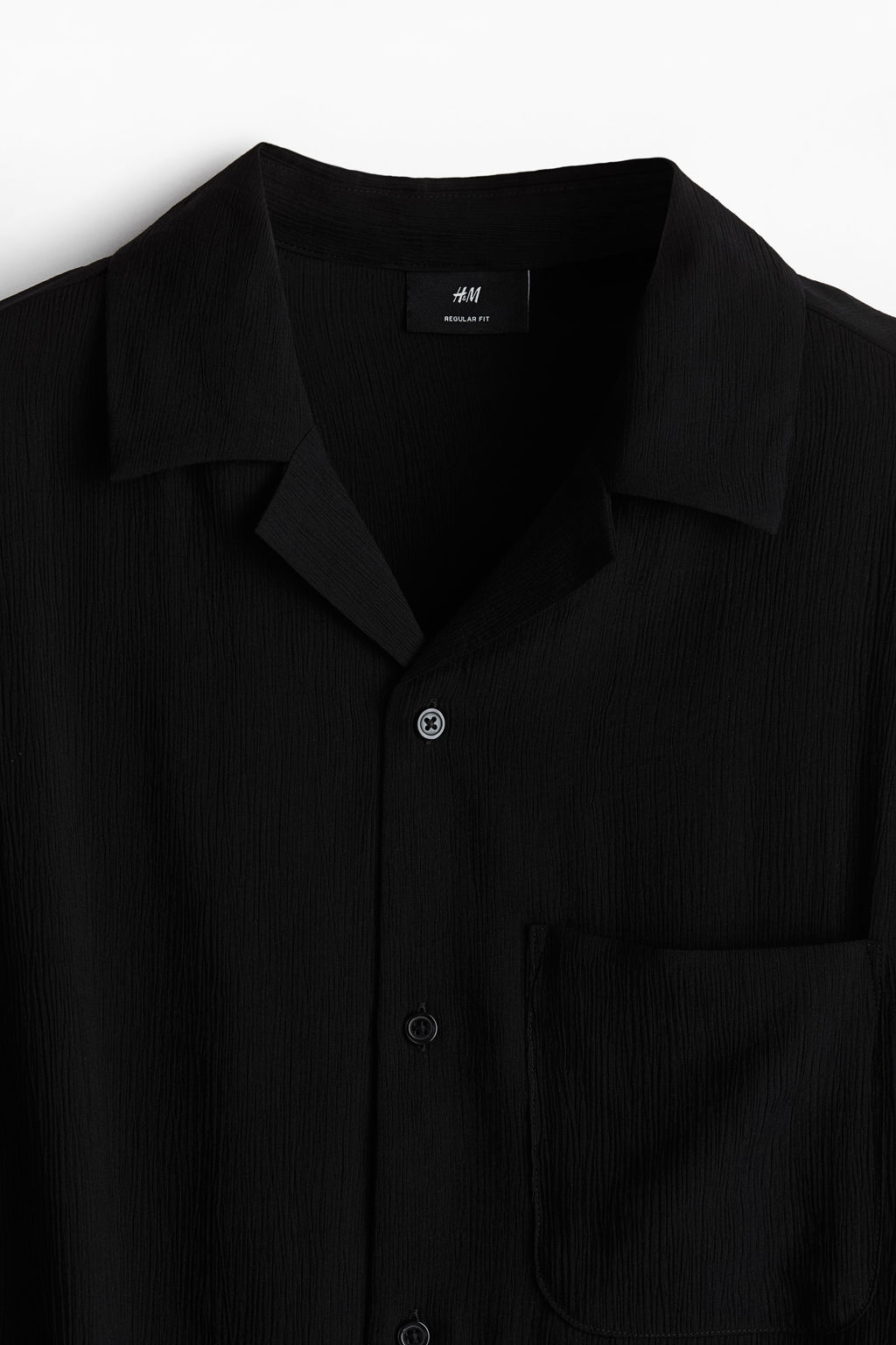 Camisa resort con efecto arrugado Regular Fit - H&m фото 3