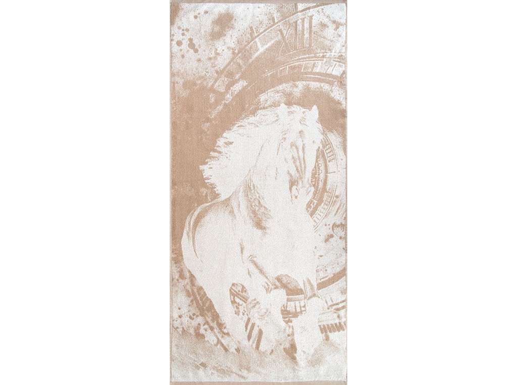 Полотенце махровое 6с102.511ж2 Бег времени (лен3) 67х150см