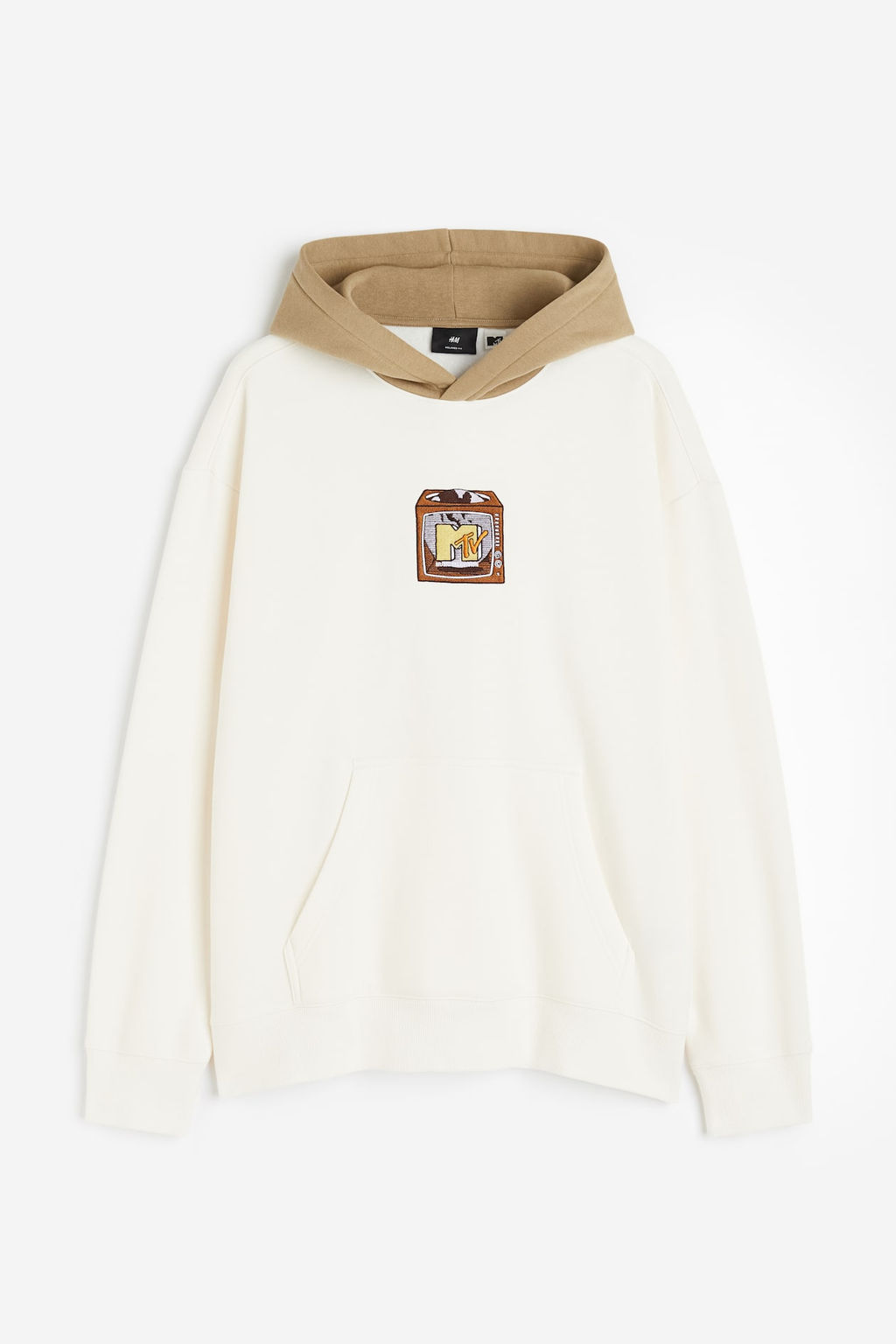 Sudadera con motivo y capucha Relaxed Fit