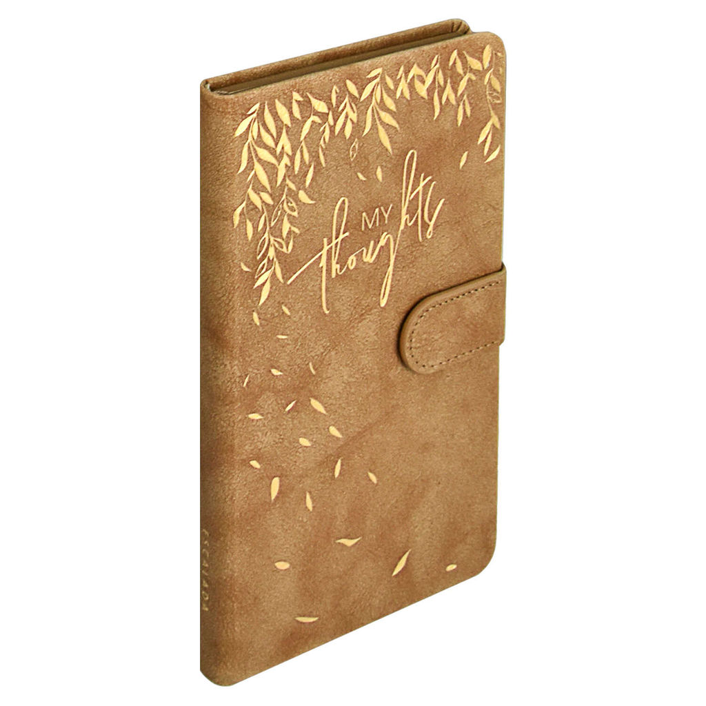 Ежедневник недатированный ESCALADA, А6+, 120 л., арт. 67293/ 20 ТИВОЛИ ГЛОСС БЕЖЕВЫЙ