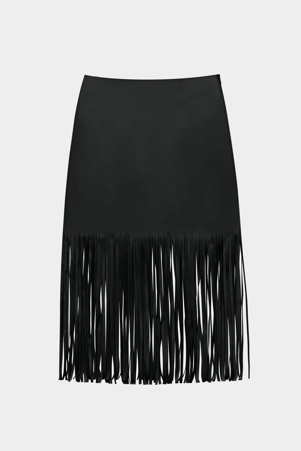 Юбка из экокожи с бахромой - Mollis фото 5
