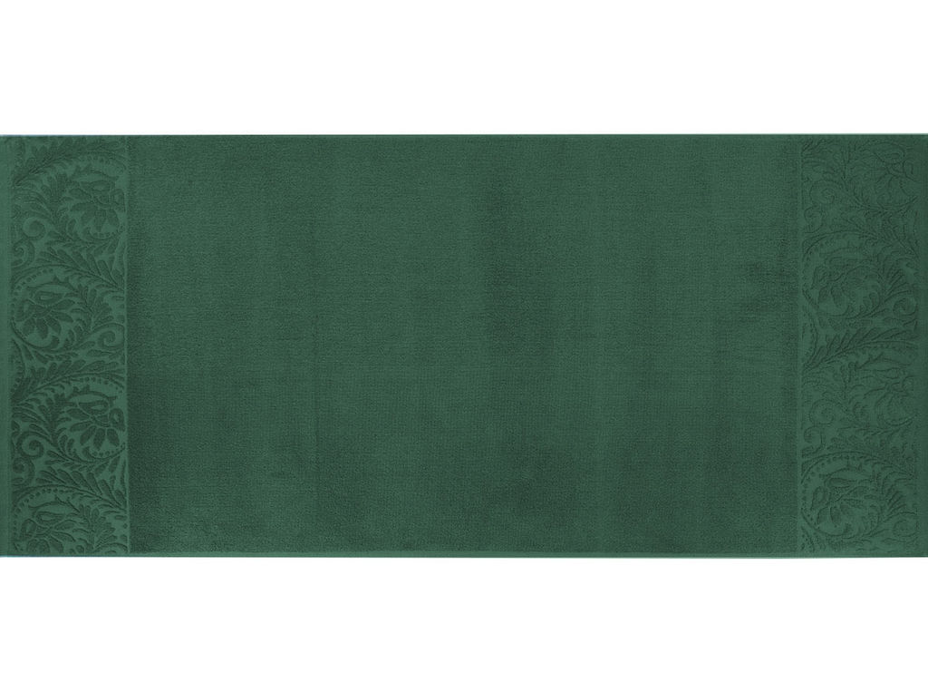 Полотенце махровое 6с102.411ж1 Эмма (1-темно-зеленый) 67х150см