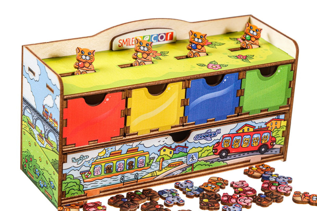 Дидактическая игра Волшебный комодик Транспорт - Smiledecor фото 5