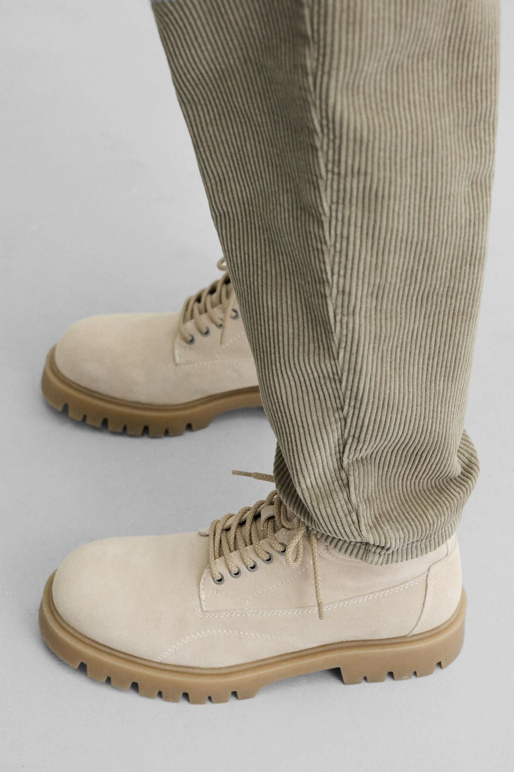 CORDUROY CARROT FIT TROUSERS - Zara фото 14