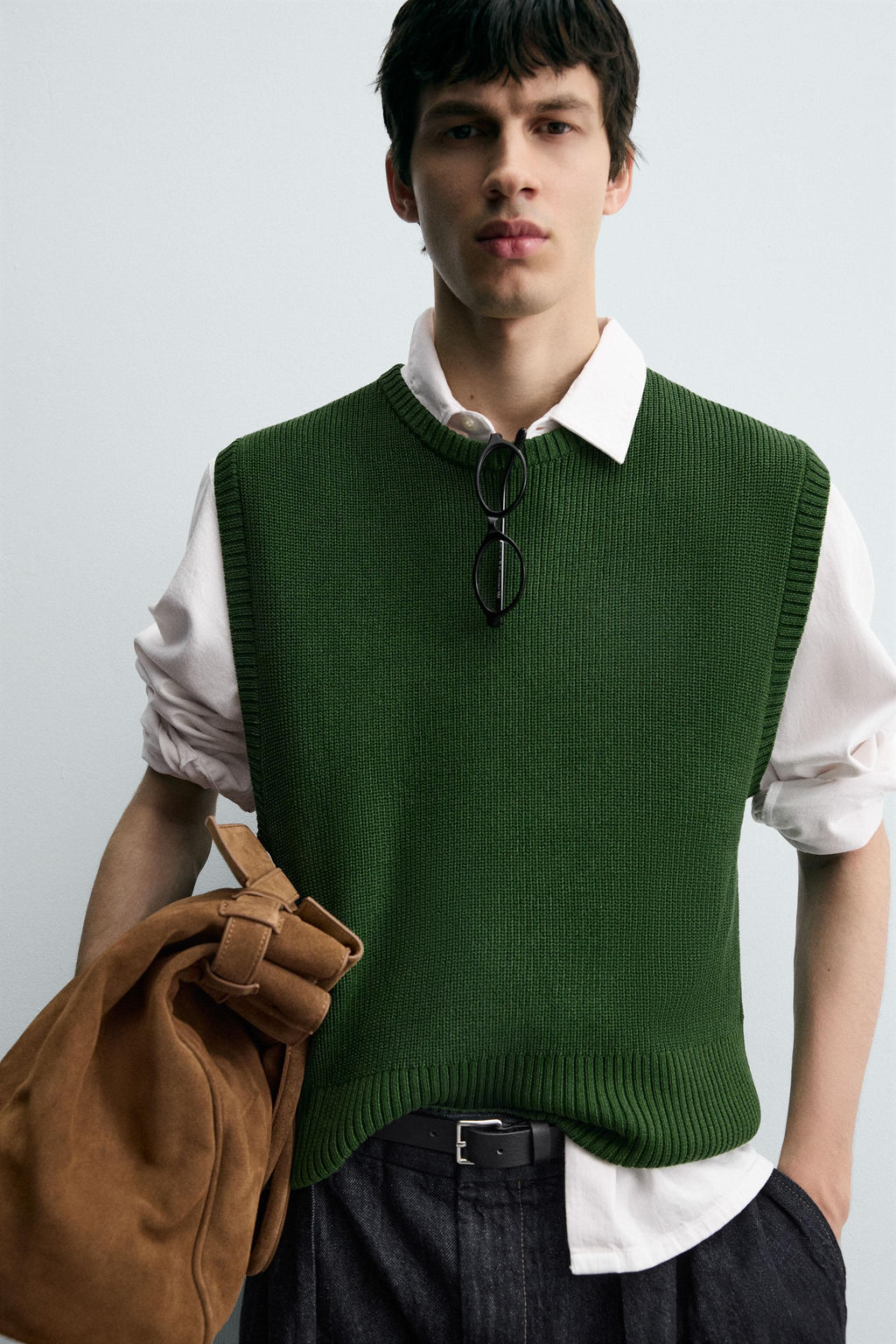 VISCOSE BLEND KNIT VEST - Zara фото 5
